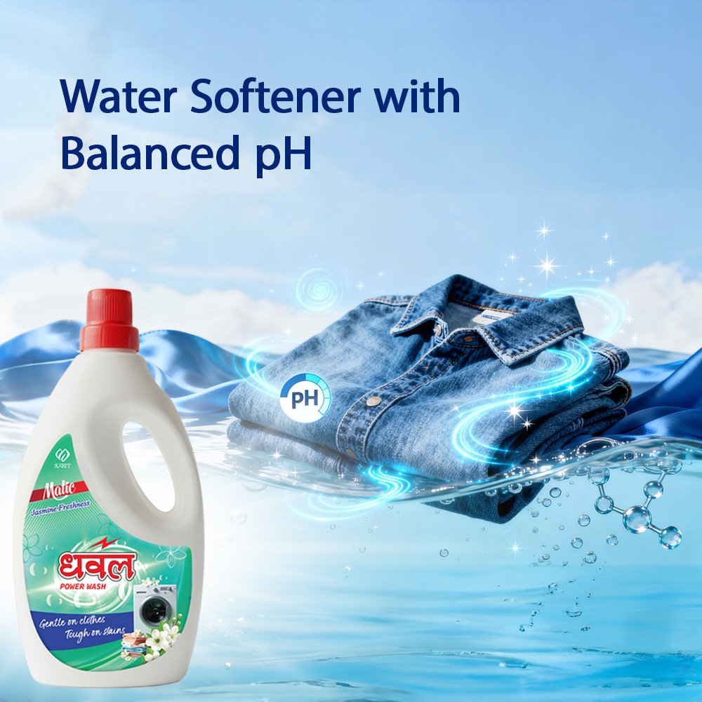 Dhawal Power Wash Liquid Detergent Jasmine Freshness - Image 2